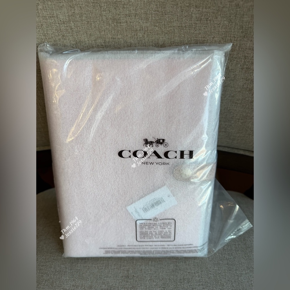 NWT!COACH NOTEBOOK IN SIGNATURE new collection POWDER PINK Valentine's Day gift - Picture 9 of 9